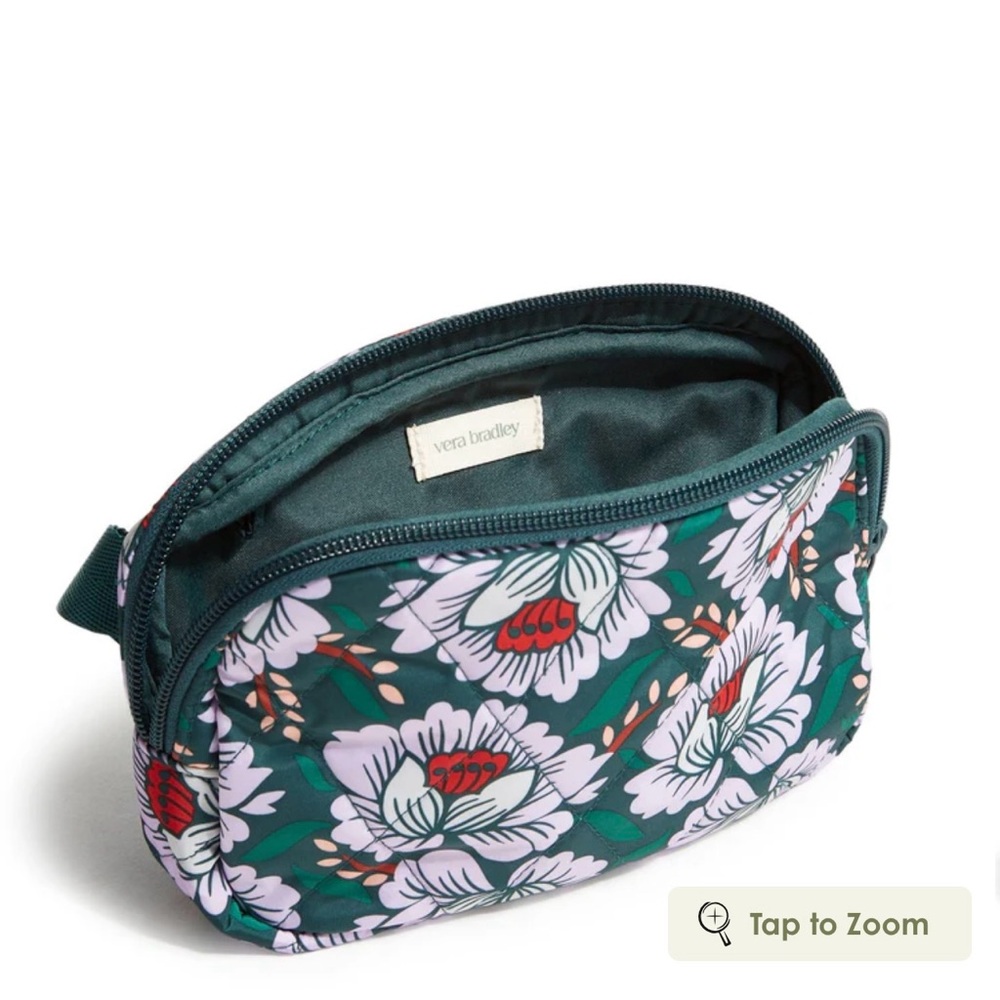 Vera Bradley Lotus Sea Moss Mini Belt Bag in Ultralight